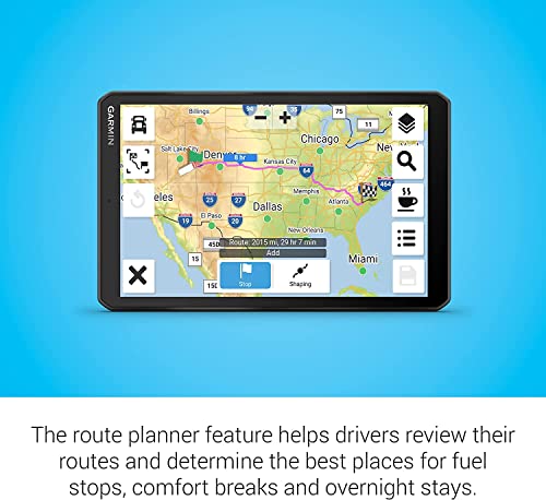Garmin Dezl Otr810, Extra-Large, Easy-To-Read 8" Gps Truck Navigator, Custom Truck Routing, Birdseye Satellite Imagery With 8Gb Micro Sd Card, Usb Car Adapter & 6Ave Cleaning Kit #TOP6