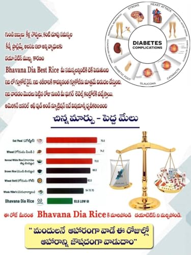 Image of Bhavana Dia Best Rice, High Protein, Low Fat, High Fibre, Low Glycemic Index 51.5, 5 kg