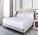 Utopia Bedding Full Mattress Pad, Quilted Fitted Premium Mattress Protector, Deep Pocket Cover Stretches up to 16 Inches, Fluffy Pillow Topper (54x75 Inches, White)