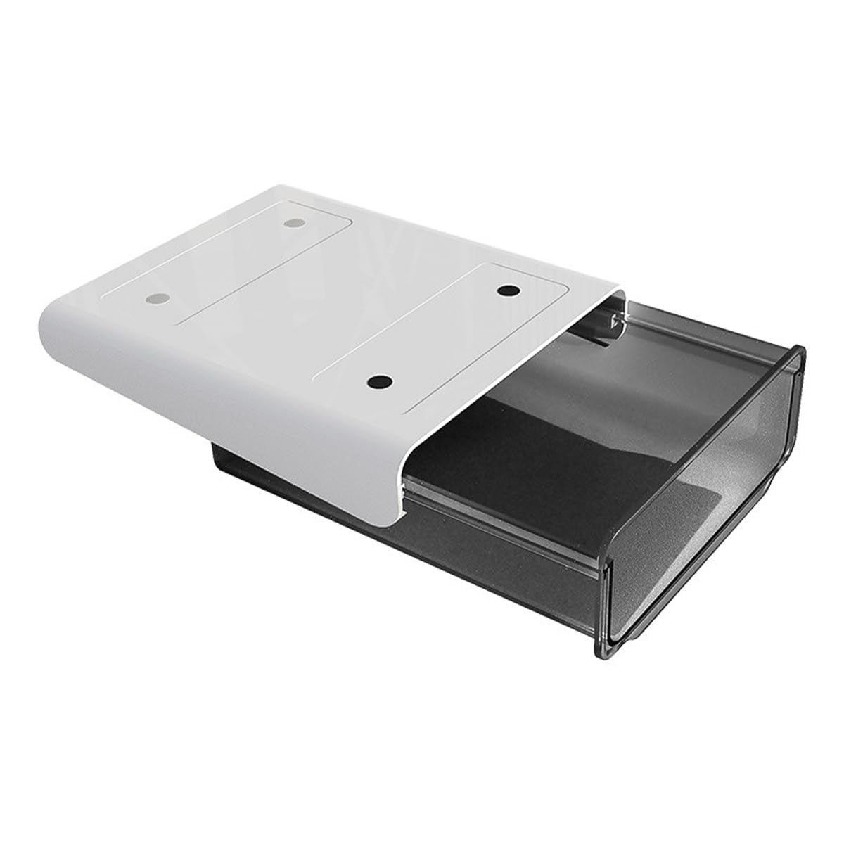 Sarini Cassetto sotto la scrivania da 2 Pezzi, cassetto sottopiano, cassetto Nascosto, cassetto Organizer Autoadesivo per casa e Ufficio