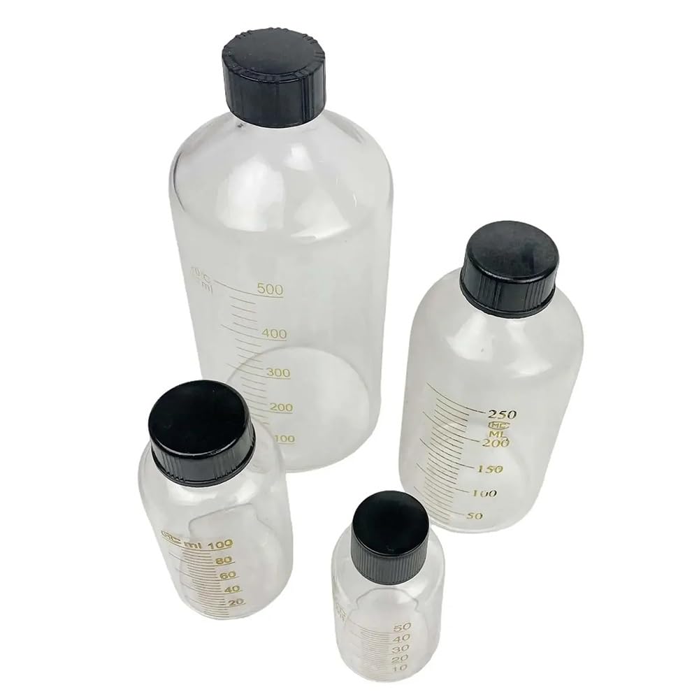 Attrezzature e forniture di laboratorio 5 ml 10 15 25 50 100 150 200 250 500 Flacone in vetro borosilicato for bilancia for campioni di reagenti Laboratorio