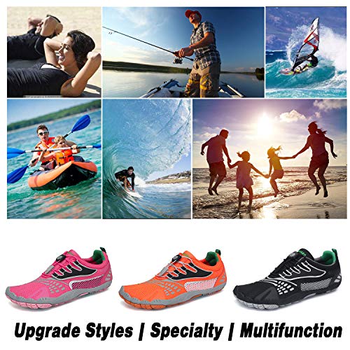 Image of SAGUARO Mens Womens Barefoot Water Shoes Beach Swimming Pool Surf Diving Waterfalls Aqua Sports Quick Dry Trail Gym Running Walking