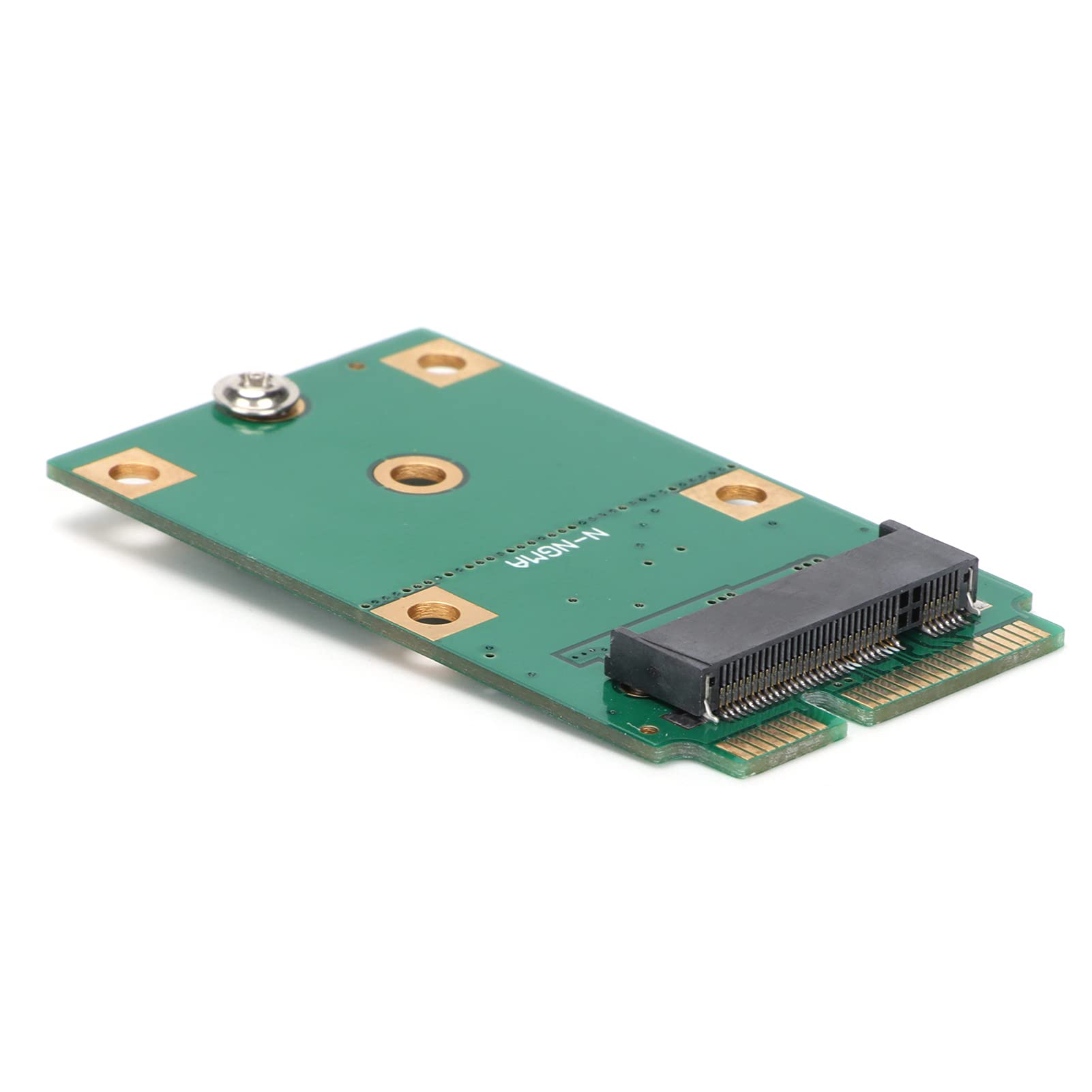 Msata Adapter, Compact Reader Card Quick Install 2 Fixing Holes Msata Ssd Light Weight Sophisticated Technology with Screws and Nuts for PCB