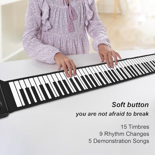 clavier électronique,HUIOP Piano électronique portable à 88 touches, piano électronique respectueux de l’environnement, piano pliable en silicone, pratique à domicile, piano électronique professionnel - Les Beatles, Paul McCartney, John Lennon, RIngo Starr, George Harrison clavier électronique,HUIOP Piano électronique portable à 88 touches, piano électronique respectueux de l'environnement, piano pliable en silicone, pratique à domicile, piano électronique professionnel – Image 6
