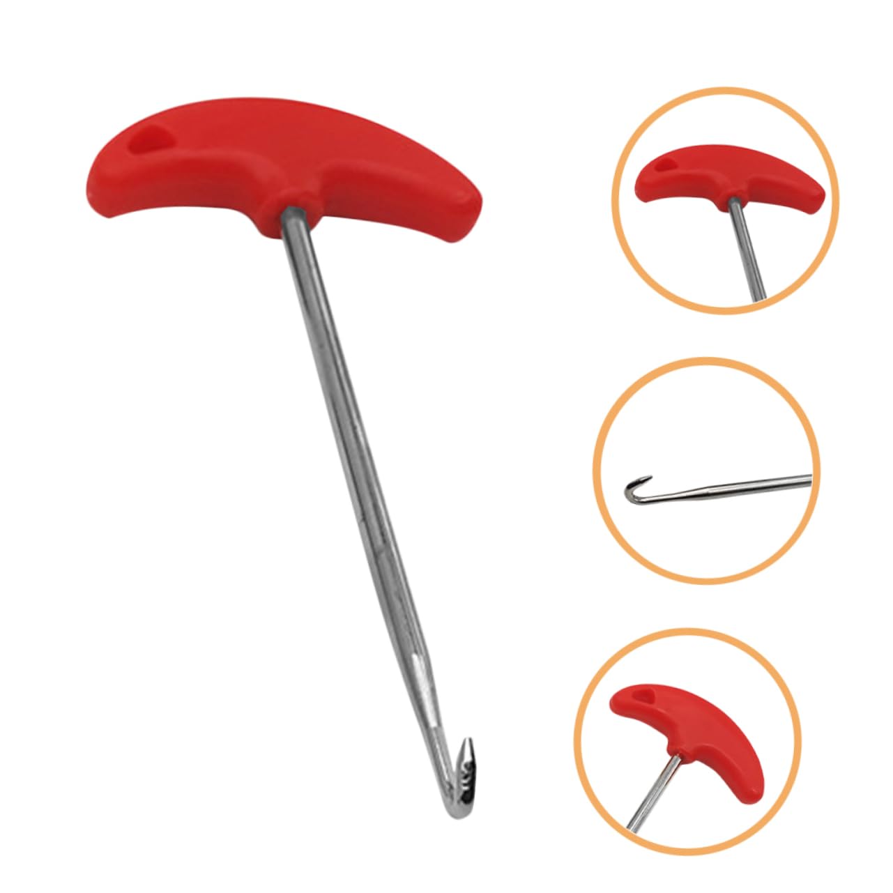 HONMEET Shoelace Tightener Skates Shoe Lace Tightening Hooks T-Shaped Tightening Hooks Roller Skate Shoelace Puller T-Shaped Shoelace Puller Portable Shoelace Pullers Plastic Red
