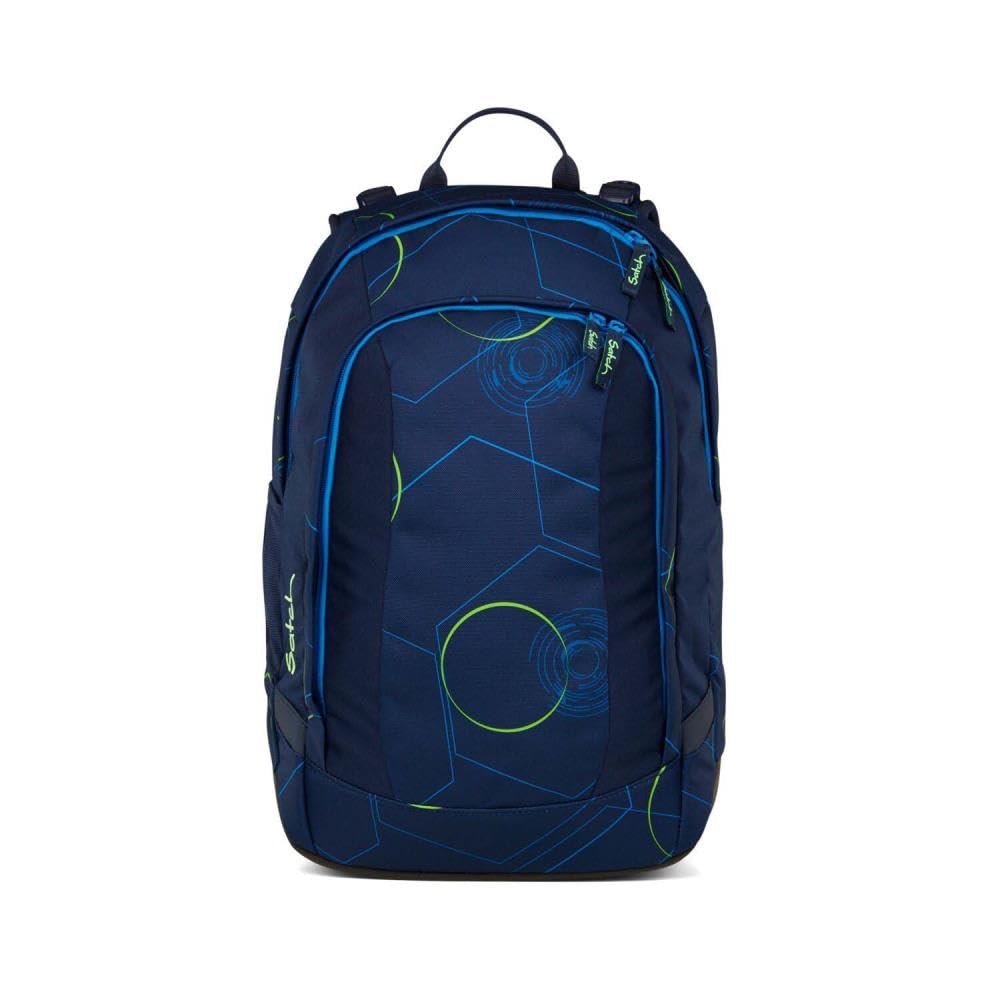 Satch Air Schulrucksack Set 3tlg. inkl. Schlamperbox und Sportbeutel (Blue Tech)