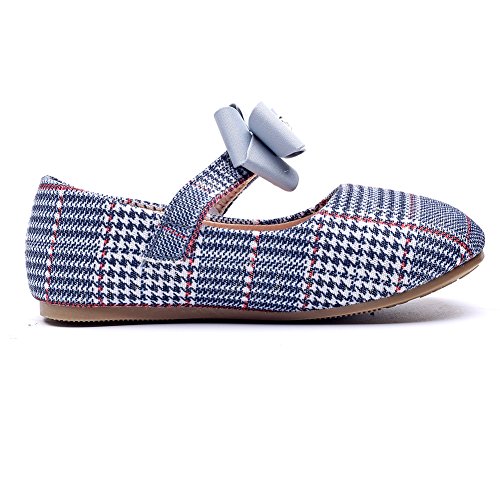 Maxu Girl's Marry Jane Flat Slip on School Ballerina Shoes (Toddler/Little Kid)3