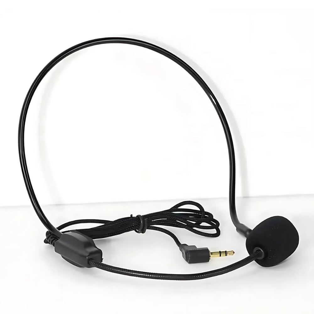 Drumstone 𝟏𝟓 𝐘𝐞𝐚𝐫𝐬 𝐆𝐮𝐚𝐫𝐚𝐧𝐭𝐞𝐞 Professional Headset Microphone for Daily Use, Great for Presenters, Teachers, Coaches, Trainers, Easy to Wear, High Sensitivity Mic-picture-13