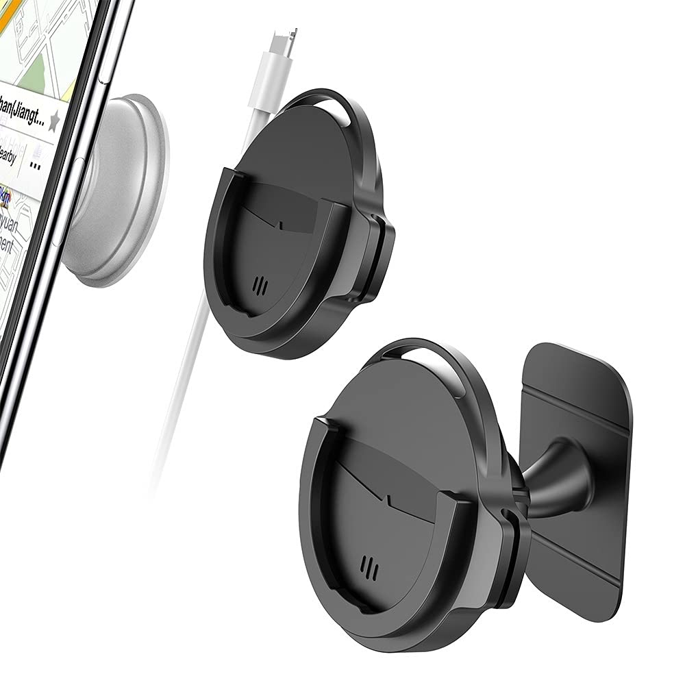 daite Socket Car Mount Car Grips Holder for Phone Stand 360 Rotation Dashboard Sticker Holder for Socket Mount Users on Car Dashboard Home Wall Office Kitchen (2 Packs)