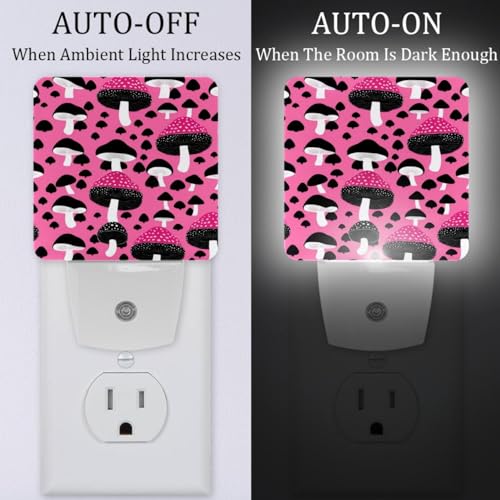 Night Lights Plug Into Wall 2 Pack, Mushroom s Night Light miniatura 2