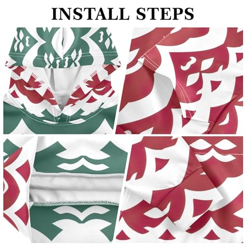 Kids Hoodies Sweaters Christmas Xmas Trees Hooded Sweatshirts with Big Pockets for Boys Girls B04003013