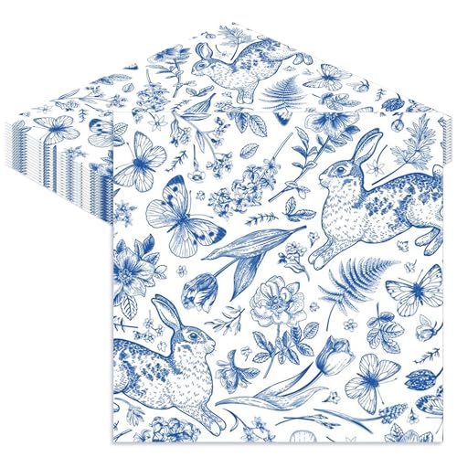 Easter Napkins Retro Bunny Napkins