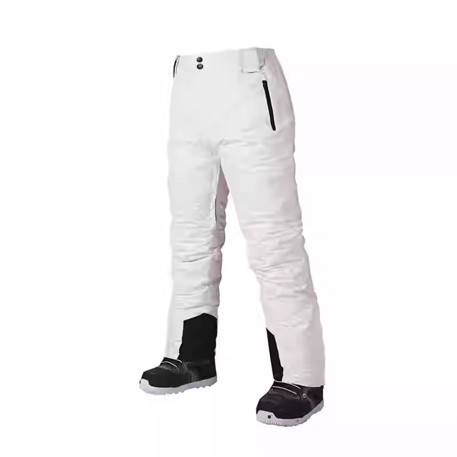 Pantalone Neve Uomo Impermeabili Pantaloni Sci Antivento Baggy Snowboard Pants Caldo Softshell con Tasche Multiple Montagna Invernali Salopette
