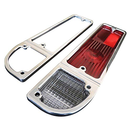 All American Billet BTL-6772-C10-P - Polished Billet Tail Light Bezels