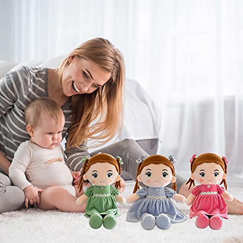 Baby Girl Knuffeldier speelgoed katoen gevuld konijntje pluche dier hazenpop baby meisje pluche dier knuffeldier… - Image 3