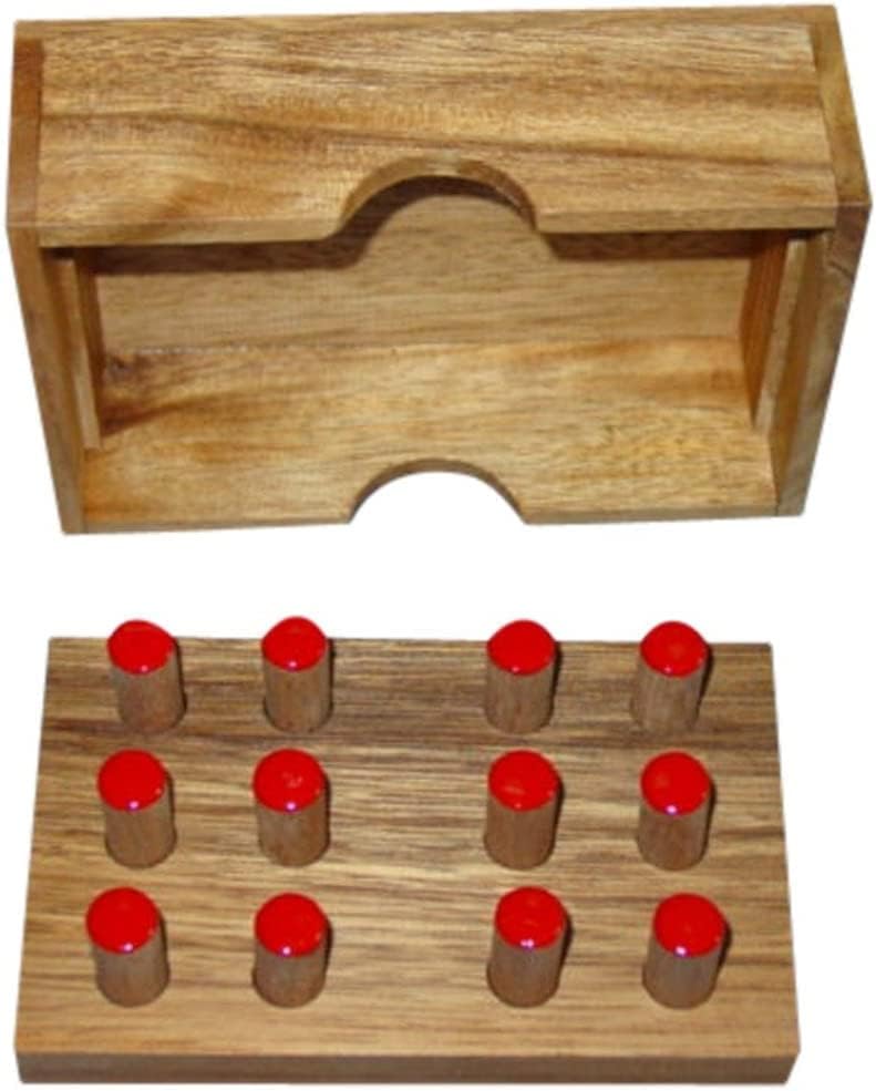 The BrailleBox, A Fun Sturdy Wooden Home or Travel, Two-Cell Braille Practice Kit, for Home, School, Learning Braille, Teachers, Parents, Teenagers, Gifts - by Blind in Mind, The Braille Superstore