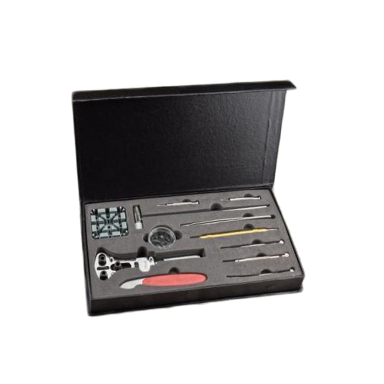 29 Piezas Kit de Reparación de Relojes Profesional con Herramientas para Abrir Caja Ajustar Correa y Barra de Resorte Accesorios para Mantenimiento y Cambio de Batería