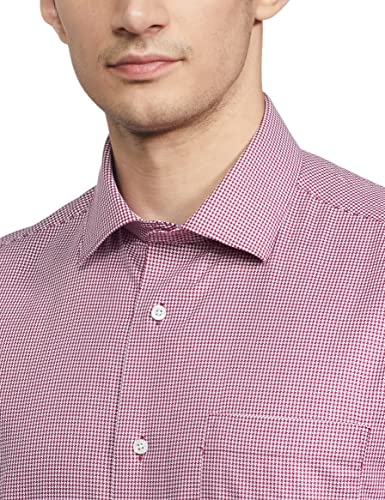 Image of blackberrys Men's Slim Fit Casual Shirt (BP-LG-DO-Alpine # RED 38)