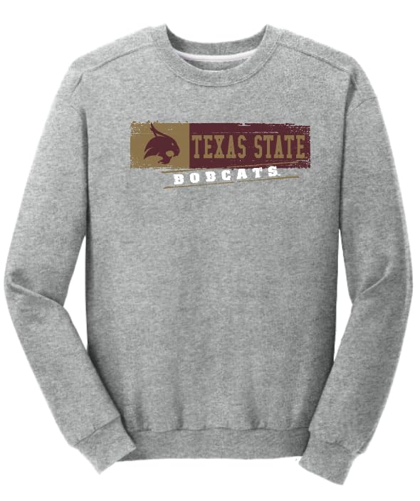 J2 Sport Texas State University Sweatshirt Apparel Long Sleeve Shirt Bobcats
