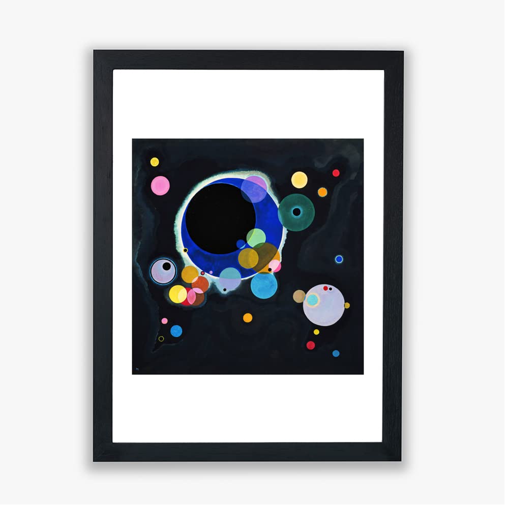 Poster Vassily Kandinsky Plusieurs cercles art mural format XL impression giclée seule