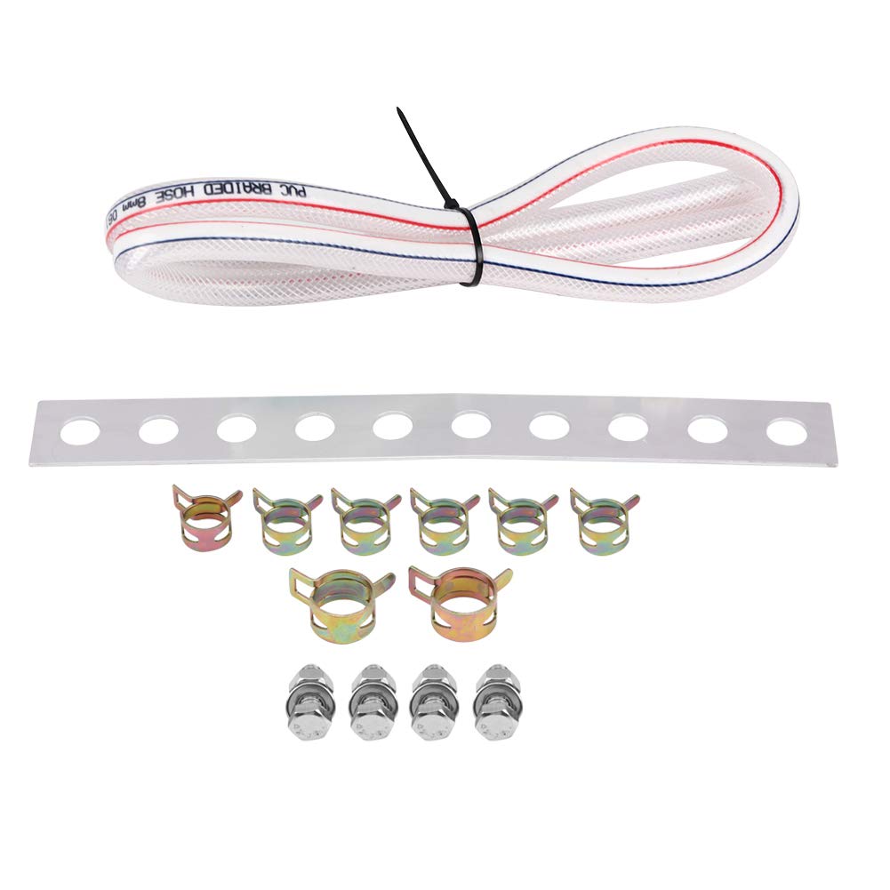 Serbatoio in alluminio-Kit Serbatoio Liquido in Alluminio Bollitore di Raffreddamento del Serbatoio Dell'acqua di Raffreddamento del Radiatore Dell'auto 350 Ml Adatto per la Maggior Parte dei Mode