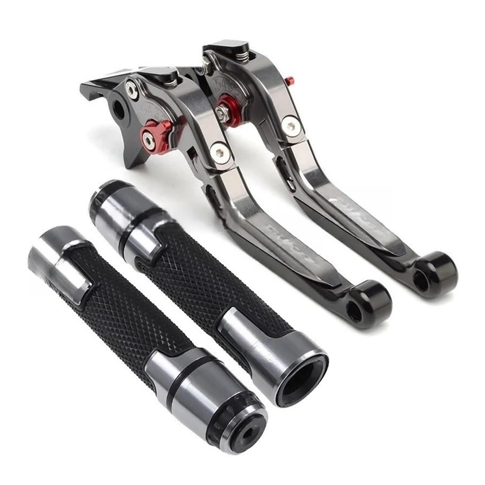 Mlioju F Motorcycle Clutch Lever Motorcycle Olding Extendable Moto Adjustable Clutch Brake Levers Handbar End Grips Or B&Ajaj Or Pulsar 200 Ns/200 Rs/200 A