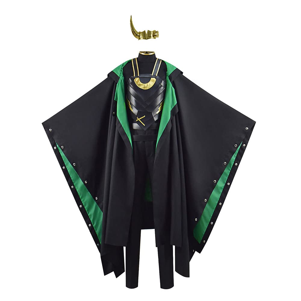 Sylvie Costume Kids for Loki Cosplay Green Black Suit Outfit for Girls Halloween with Headpiece