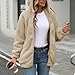 Vipwest Womens Zip Up Fleece Jackets 2025 Trendy Fall Fashion Outfits Soft Loose Fit Coats Outerwear for Womens (Dark Apricot, Large)