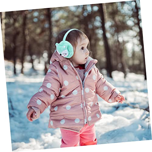 SAFIGLE 1pc Boy Girl Warm Ear Protector Cartoon Design Winter Earmuffs for Boys and Girls Thermal Fleece Ear Warmers Soft and Comfortable for Birthday and4