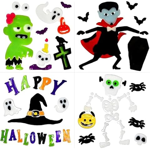 Halloween Window Stickers - Gel Clings Cover
