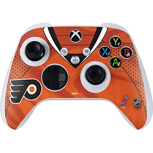 Skinit Decal Gaming Skin Compatible with Xbox Series S Controller - Officially Licensed NHL Philadelphia Flyers Jersey Design