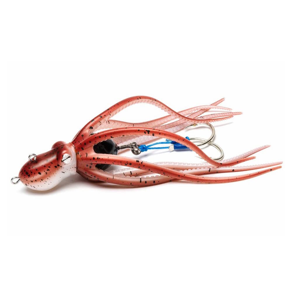 Mustad Inkvader Octopus Jig Sahte Yem Red - Red 150 Gr