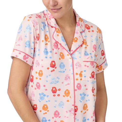Image of kate spade new york Short Sleeve Cropped PJ Set