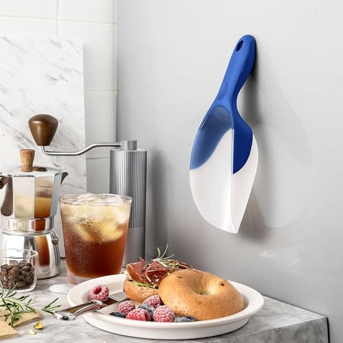 Image of Spring Chef Magnetic Ice Scoop for Freezer, BPA-Free Food Scooper, Sapphire