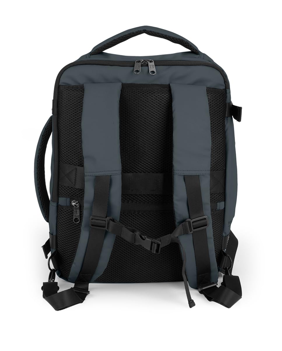 Gabol - Mochila de Viaje Underseat Canada con Capacidad 24/28,8L - Equipaje Ligero de 1kg y Medidas 30x40x20/24 cm - Material Poliéster Resinado + Textil - Diseño Español - Verde