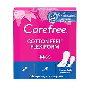 Carefree Cotton Feel Flexiform Slipeinlagen S/M – 5x56 Stück