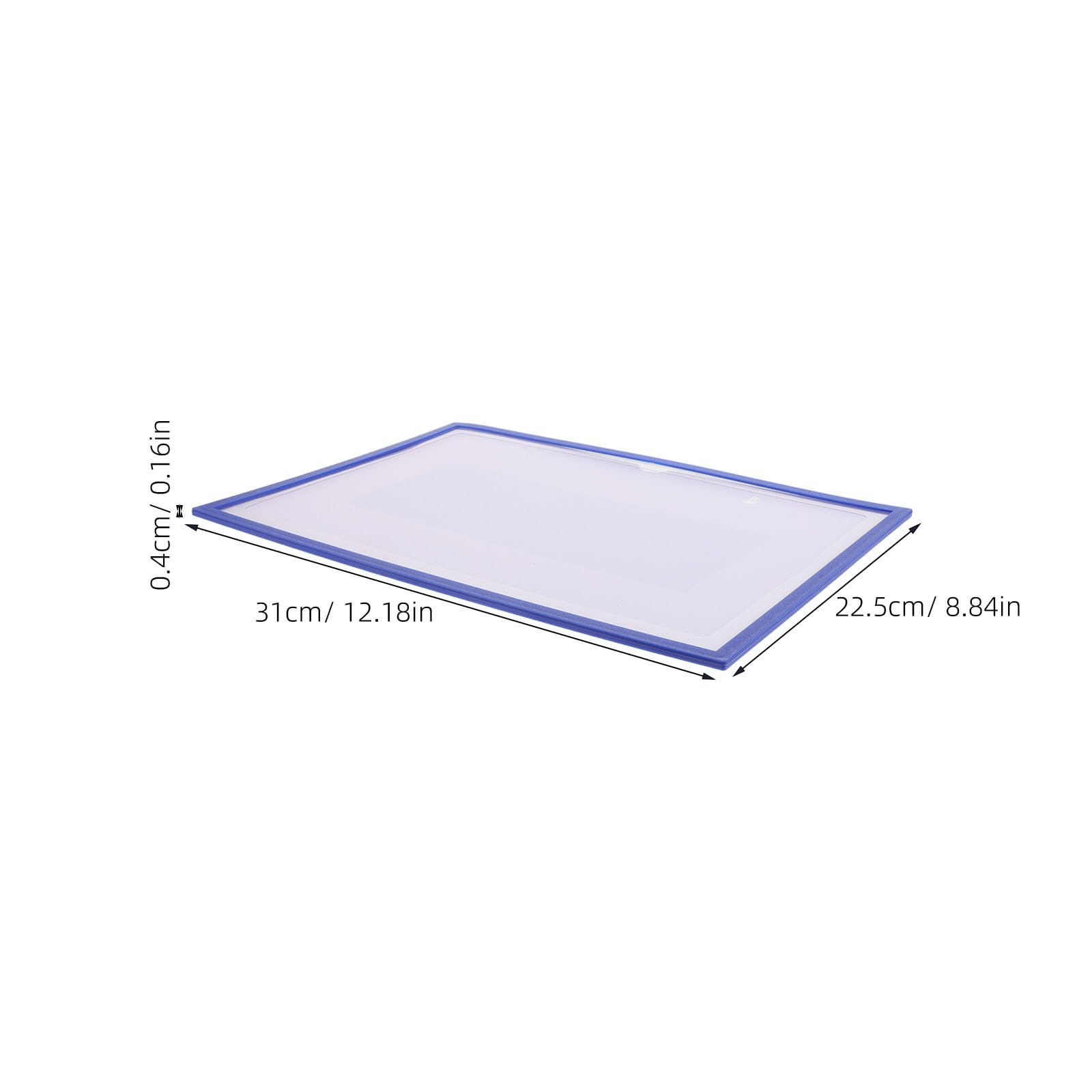 5 Fundas Magnéticas de Plástico Transparente A4 para Soporte de Documentos – Fundas Reutilizables para Gestión Visual en Oficinas y Talleres