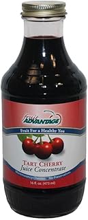 Unsweetened Tart Cherry Juice Concentrate, Traverse Bay Farms, (16 Fl Oz (1-Pack))