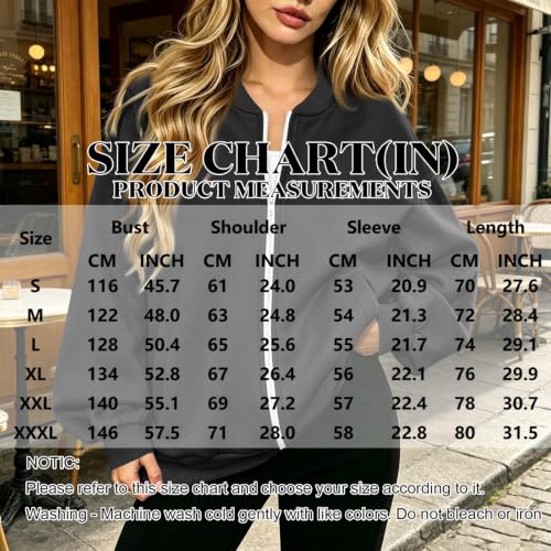 Zip Up Fleece Jacket Women Casual Office Work Sweatshirts No Hood - image 6
