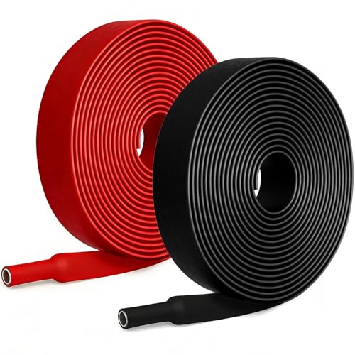 Image of 2 Pcs 3:1 Heat Shrink Tubing, Diameter 30mm & 2 M Length,Heat Shrink Tubing With Adhesive, Waterproof and Insulating, Heat Shrink Tubing Sold By The Meter for Cable Insulation,Cable Bundling,Repairs