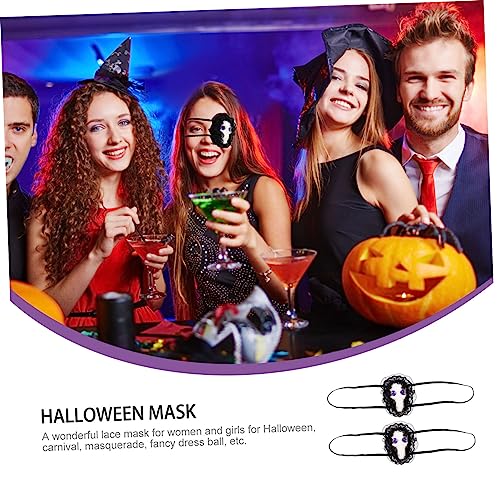 Amosfun 5 Pares Ciclope Do Baile Tapa-olho Mascarado Enfeite De Festa De Halloween Decoração De Hall
