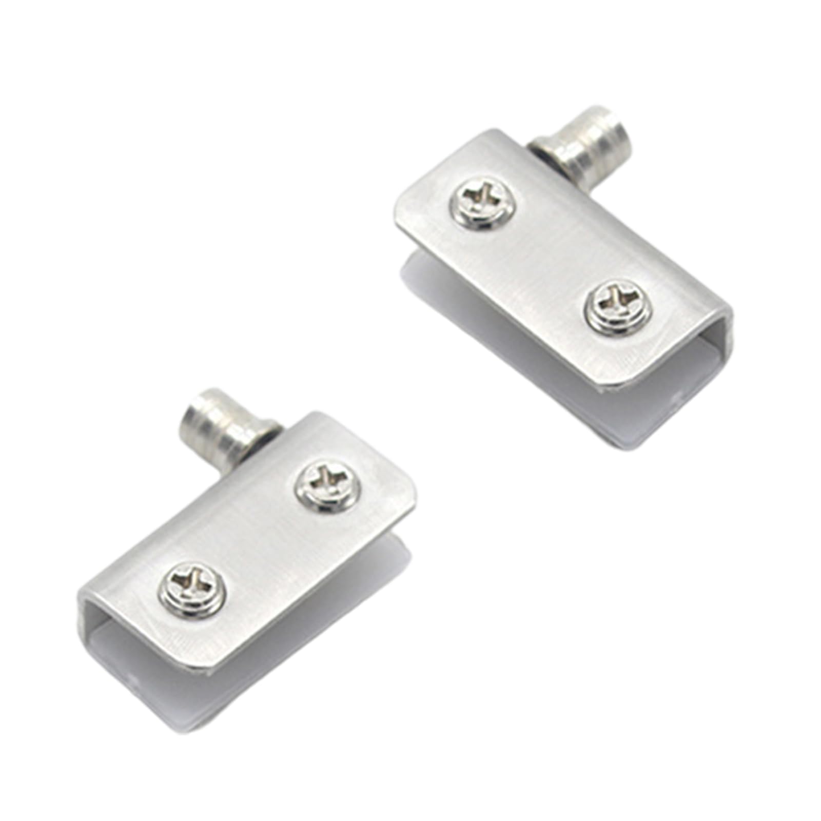 Yhplxyuus A Glass Door Hinge Stainless Steel Frameless Shower Hinge Cabinet Cupboard Clamps Clip Hinges Heavy Duty Shower For Cabinets
