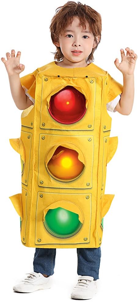 SEASONS Light and Sound Traffic Light Toddler Costume 3T/4T