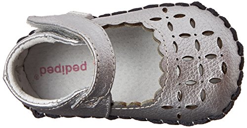 Pediped Katelyn Originals Mary Jane (Infant/Toddler),Silver,Large (18-24 Months) #TOP4