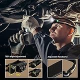 weneasker Red Light Headtorch, H25LR Rechargeable headlamp led Super Bright 1000 Lumen Head Torch, High CRI LED Red Light Head Torch with 8 Brightness Mode for Hiking Running, Working, Fishing - Image 4