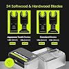 Smithology 24PCS Oscillating Saw Blades - 6 Japanese Tooth & 18 Standard Multi-Tool Blades for Wood, PVC & Plastic | Fits Dewalt, Milwaukee, Ryobi, Makita, Craftsman, Porter Cable, Ridgid, Rockwell