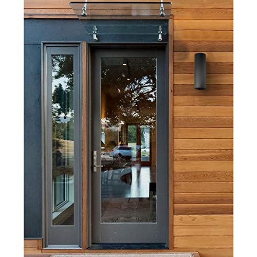 Progress Lighting Black Cylinder Outdoor Wall Sconce #TOP8