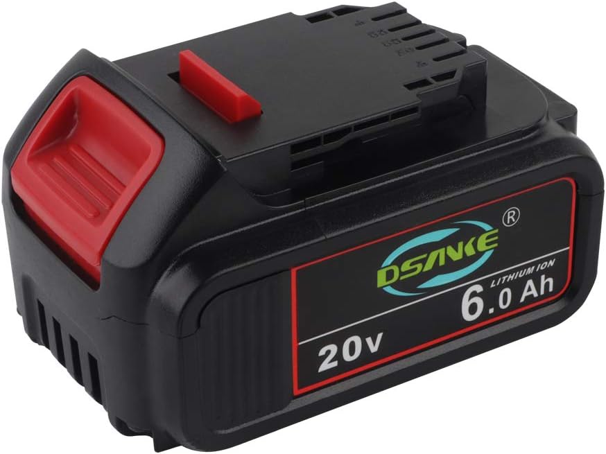 huibatt Replace Dewalt 20V Battery MAX 6.0Ah Lithium Ion Premium Battery DCB204 DCB205 DCB206 DCB205-2 DCB200 DCB180 DCD985B DCD771C2 DCS355D1 DCD790B