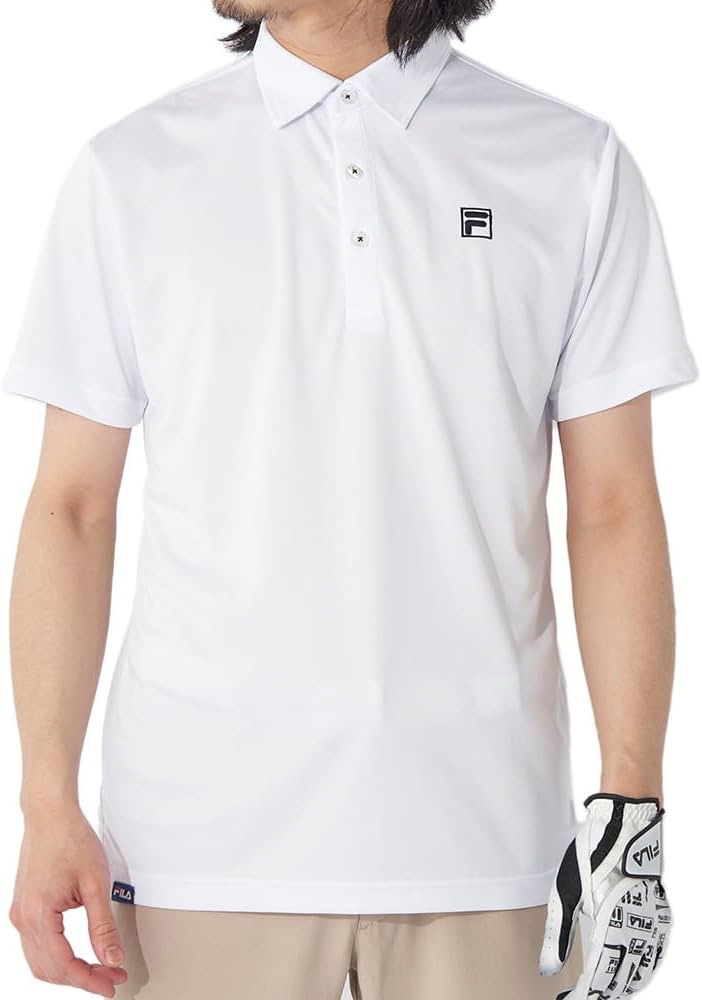 Amazon.co.jp: フィラ（FILA） ゴルフウェア 吸汗 速乾 半袖シャツ