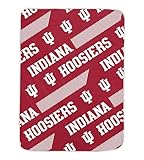 NCAA Indiana Hoosiers Slanted Half Wordmark Ultra Soft Blanket